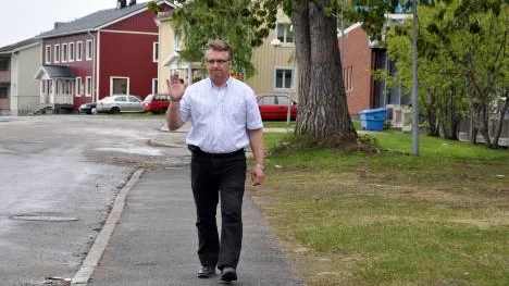 Blivande kommunalrådet i Pajala, Kurt Wennberg, hälsar Vänsterpartiet välkommen till fortsatt samarbete.FOTO: K-L Sundqvist