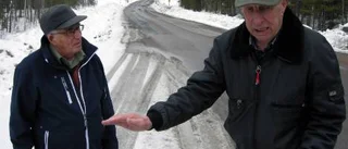 "För jävligt hur vägen ser ut"