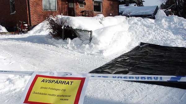Platsen där de två möttes. Foto: Bosse Johansson
