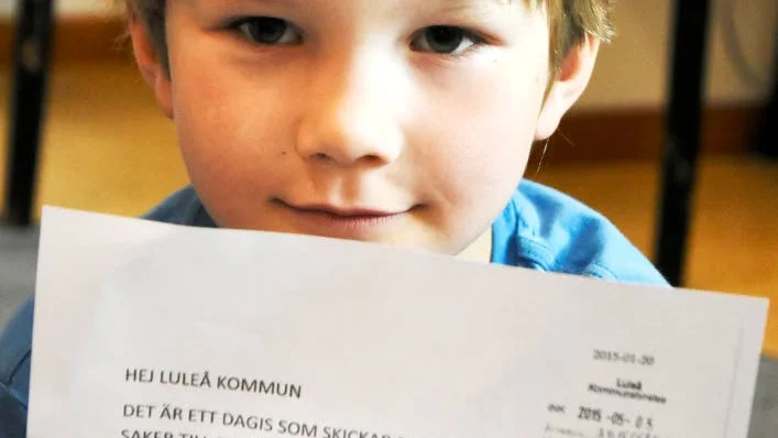 BREVET. Vidar Nordekvist-Hillström håller i brevet som gjorde skillnad.