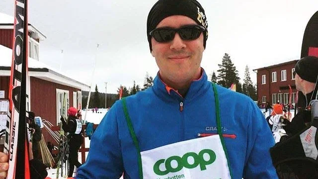 NÖJD. "Premiären av Dundret runt avklarad, det var jätte kul!", skrev Ulrik Gren, Malmberget, under sin bild vid målgången. Han fick tredjepris i NSD:s bildtävling #jagorkaderunt.