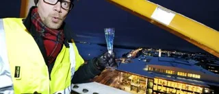 Första skålen i Luleås skybar