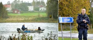 Polisen sökte på holmen i höstas