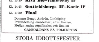 Fest blev frö till folkkär bollcup