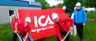 Första spadtaget för ny Ica-butik