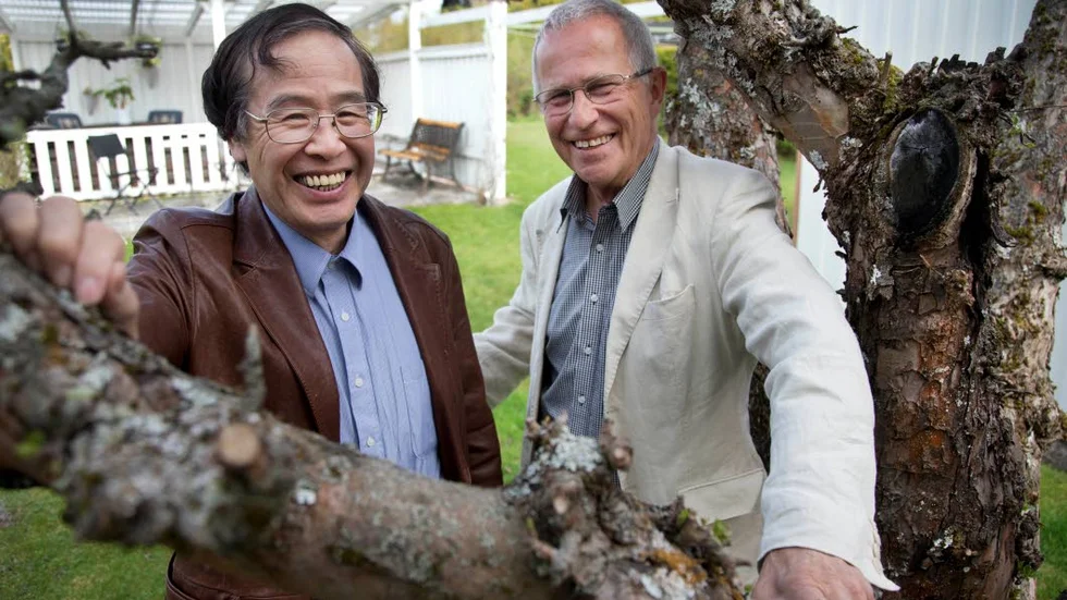 Goda vänner. Masaaki Nimonji och Sven-Inge Ängshammar  har båda jobbat som specialpedagoger.