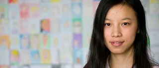 Mia vann på sitt skrivande