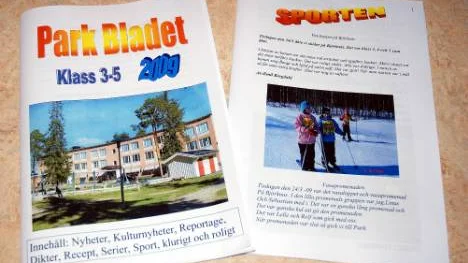 Parkbladet med egen sportbilaga.