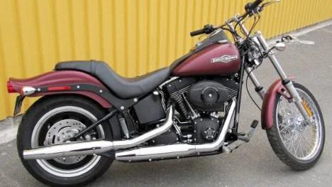 Denna Softail nighttrain från 2008 är grunden i modifieringsprojektet.