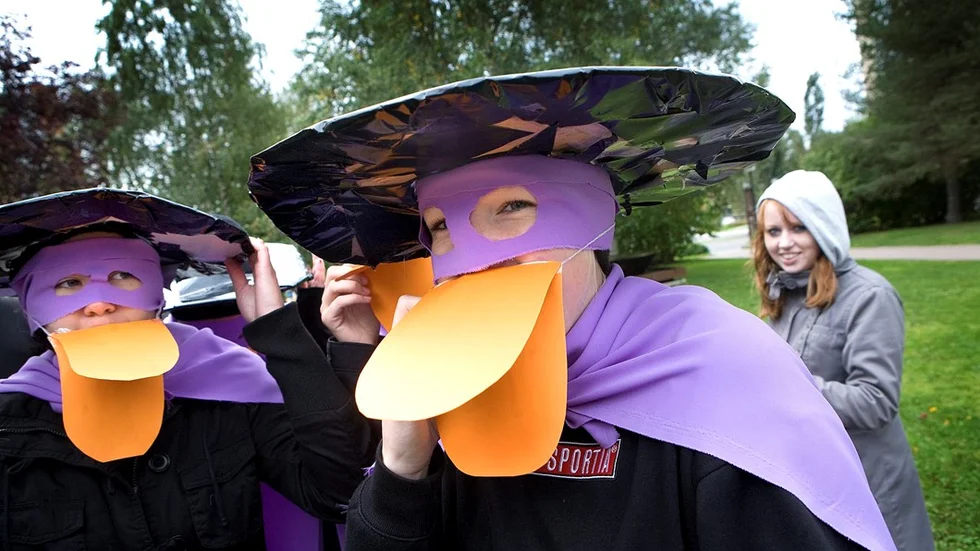 Luleå tekniska universitet hade avslutning på nollningsperioden under årets kulturnatt.