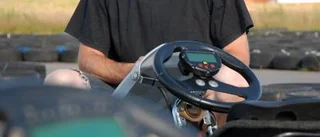 Gokart på AF1 lockar