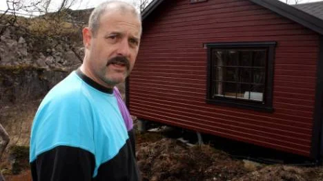 "Vi har det bra som vi har det" säger norrmannen Per Englund som vill stå utanför EU även i fortsättningen. FOTO: Alexander Linder