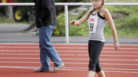 ...Cornelia Kiviniemi, Nedre Soppero, som hade tre fina hopp på segerhöjden 136 cm.