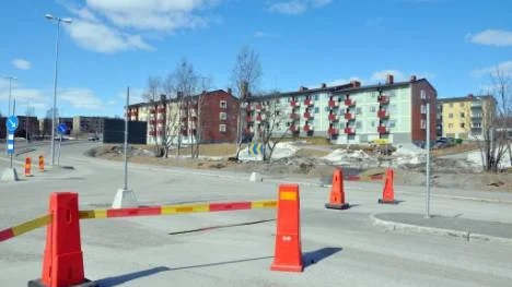 LKAB har nu startat gruvbrytningen av södra Fabian, under Bergmansgatan, vilket innebär att spräningar och skakningar kommer att öka i området. FOTO: Marie Ridderström