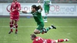 Alexandre Morfaw hade ingen bra dag mot Forward. Vid ställningen 2-2 blev han utvisad och BBK förlorade med 2-5.