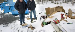 Sopigt värre på sopsorteringsstationen