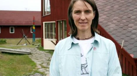 "Det verkar vara någon slags trend att vandra i fjällen och vara ute i naturen och andas frisk luft och dricka friskt vatten", säger Anna Sarri som driver anläggningen.