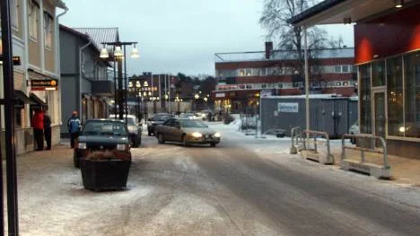 Strandgatan  i Kalix centrum. FOTO: Lotta Nilsson