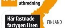 Besvärligt isläge i söder - lugnt vid Norrbottenskusten