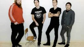 Luleåbandet The Automatic Thrills ser Rockkarusellen som sin stora chans till ett skivkontrakt. Nils Sundström-Kanon, gitarr, Marcus Nilsson, bas, Jimmy Tikkanen, gitarr och sång, och Kim Bjäle, trummor.                                                                                                                                                                          FOTO: BENGT-ÅKE PERSSON