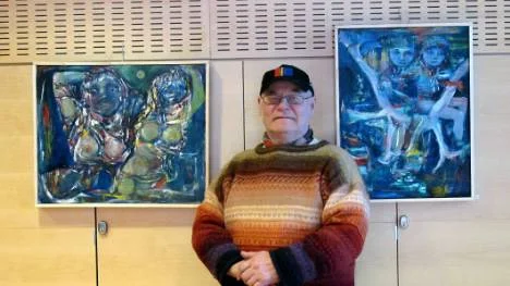 En av de andra veteranerna på vintermarknaden är Gällivarekonstnären Lars J:son Nutti som har ställt ut i mer än 20 år på Jokkmokks vintermarknad.