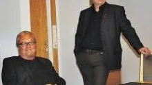 Rolf Sandlund och Robert Forsberg är mycket nöjda med vinsten efter spekulationen, och fortsatt spekulerande väntas ge lika mycket till i vinst till bolaget.FOTO: Lotta Nilsson