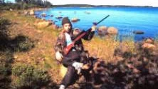 Kråkjägare. Sommaren 1987 jagades den då 18-årige, Göran Isacson, av en helikopter när han var ute och jagade kråkor. FOTO: lennart jönsson