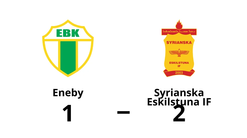 Eneby BK förlorade mot Syrianska Eskilstuna IF