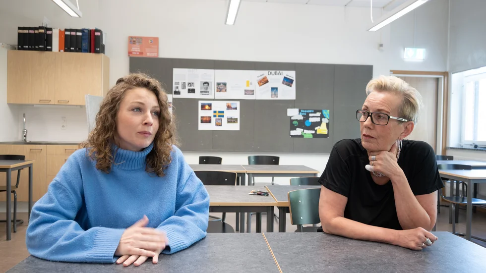 Liv Ejsing och Lizette Råberg arbetar som lärare på en av Luleås högstadieskolor. Båda kommer att tvingas underkänna elever den här terminen.