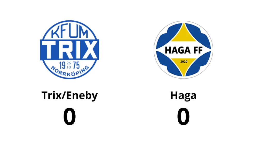Trix/Eneby spelade lika mot Haga FF