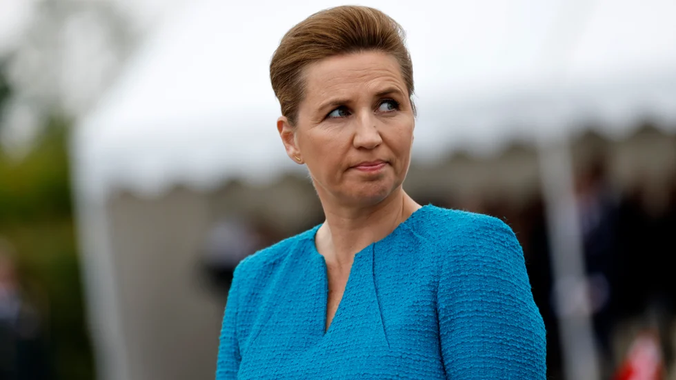 Mette Frederiksen. Bild tagen i Frankrike tidigare i veckan.