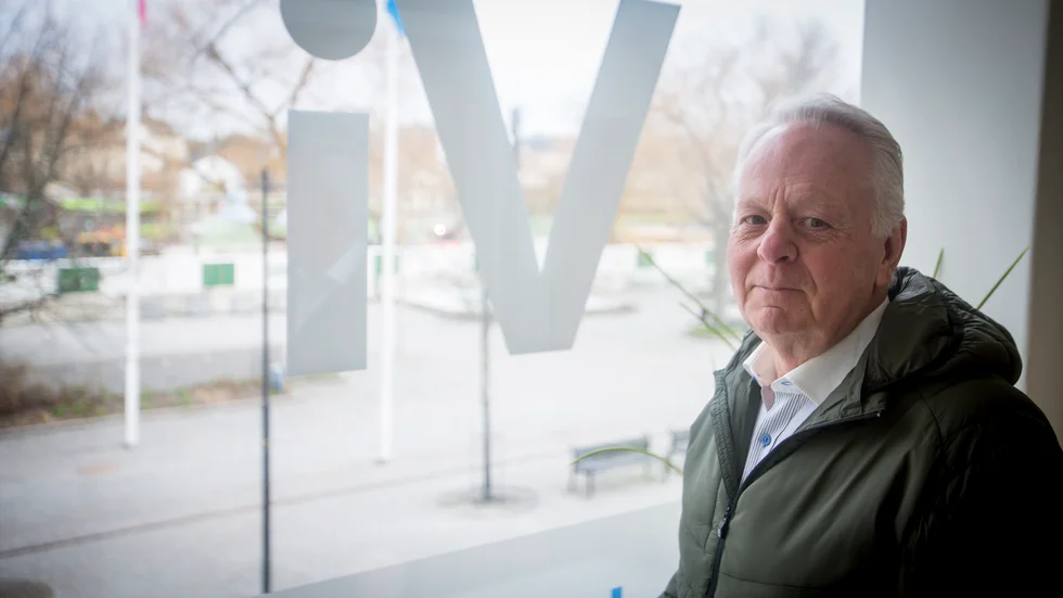 När Göran Dahlström är hos tandläkaren brukar han titta ut över Stortorget och visualisera hur det nya huset kommer att se ut. 