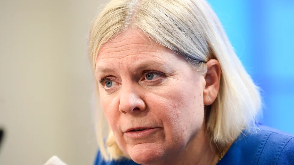 Socialdemokraternas partiledare Magdalena Andersson (S) kommenterar nu Anna Kinberg Batras rekryteringar. Arkivbild.