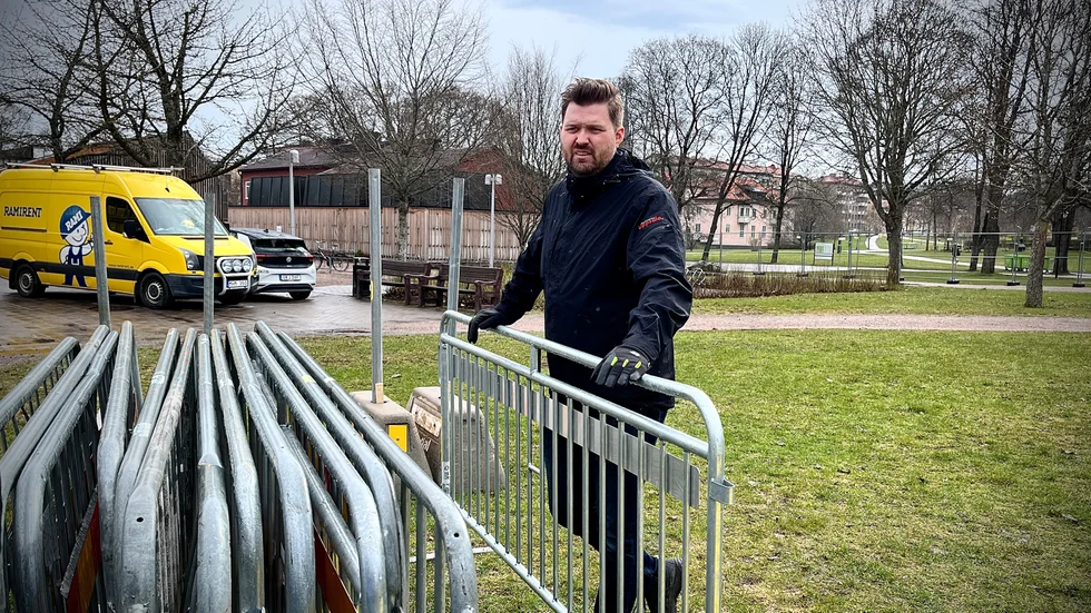 Jonas Ekebacke är nöjd med hur valborgsfirandet genomfördes i år.