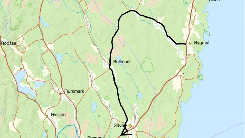 Traffic flow is being redirected as per the black line on the map.