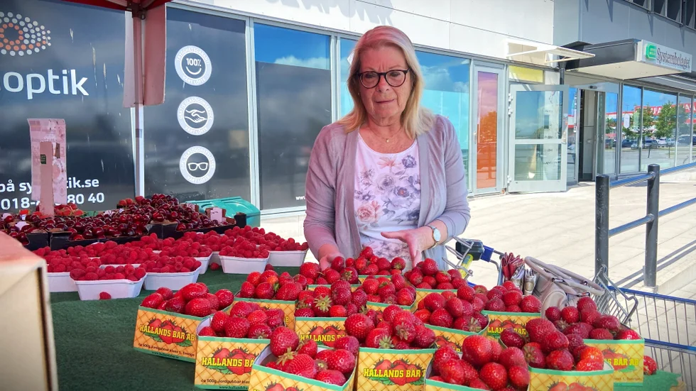 Vilka ser godast ut? Carina Nylund tycker att jordgubbar inte bara ska vara goda, utan också se fräscha ut.