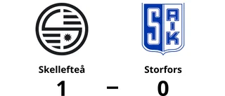 Skellefteå vann på hemmaplan mot Storfors