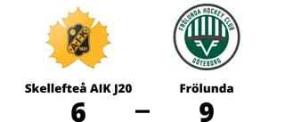 Seger för Frölunda - steg åt rätt håll mot Skellefteå AIK J20