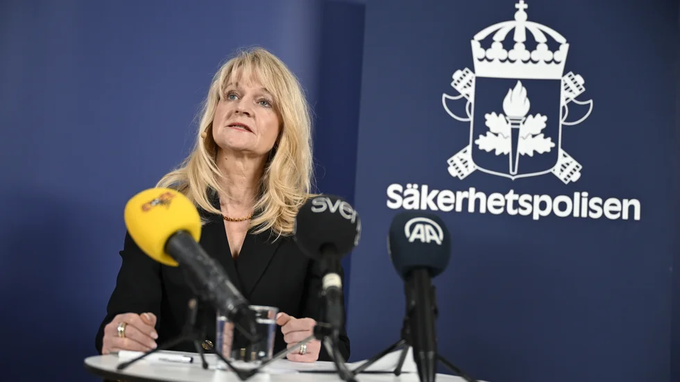 Säkerhetspolisens chef Charlotte von Essen. Arkivbild.