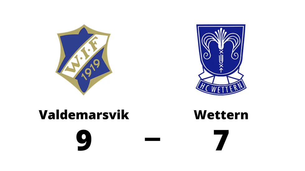 Valdemarsviks IF vann mot HC Wettern