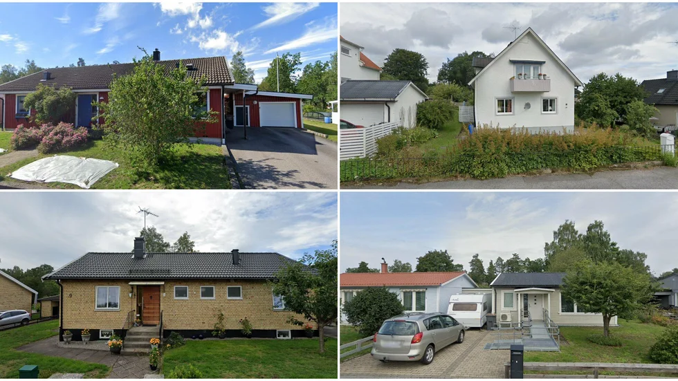 Karpgatan 10, Källviksgatan 4, Blåhakegatan 9 och Fjärilskroken 11