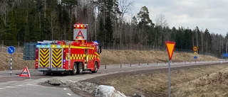 Två personer till sjukhus efter kollision