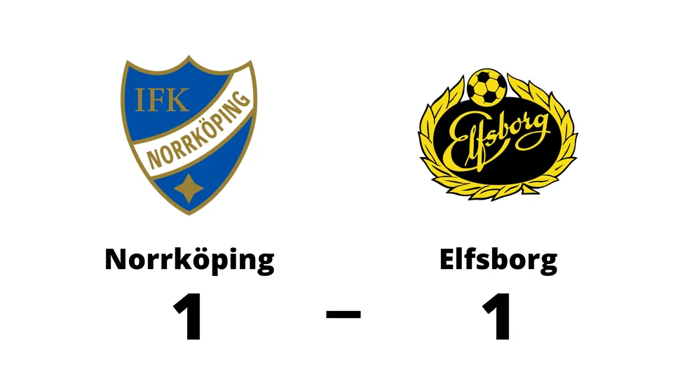 IFK Norrköping FK spelade lika mot IF Elfsborg