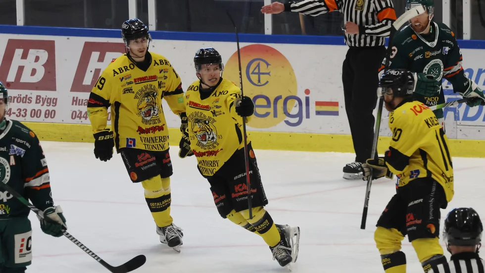 Eddie Levin visade vägen för VH med 1-0 efter tre minuter mot Kristianstad.