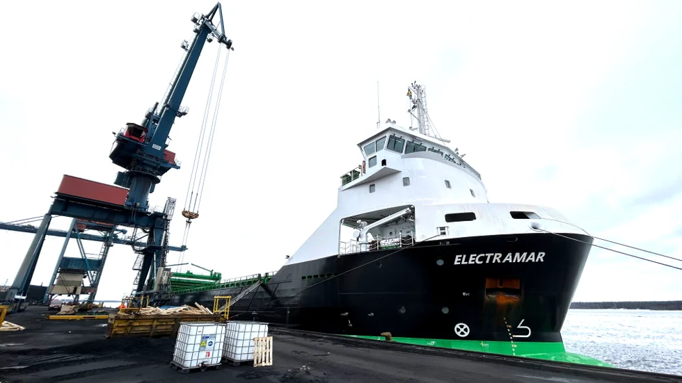 Electramar rundade Godahoppsudden för att få trafikera Europa. I söndags nådde hon Luleå hamn.