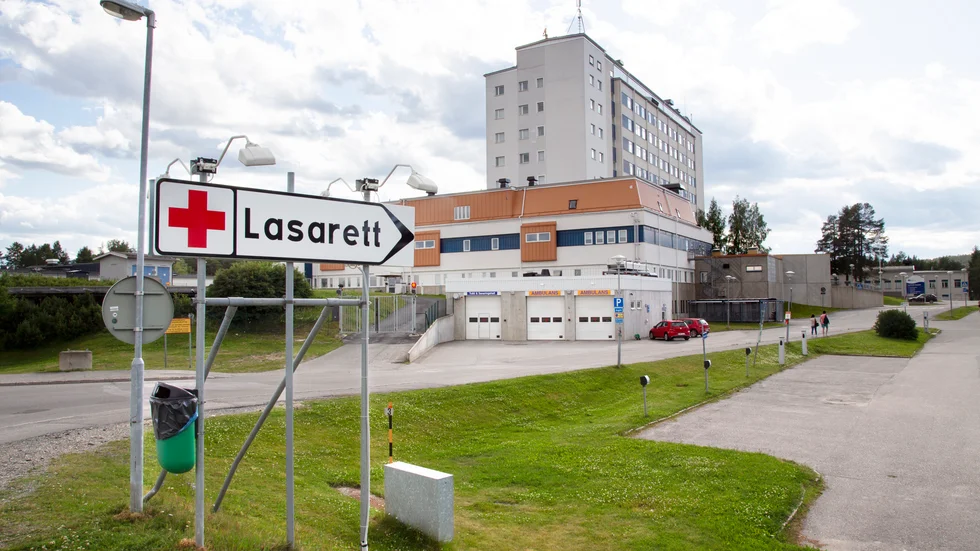 Lycksele lasarett i region Västerbotten. Arkivbild.