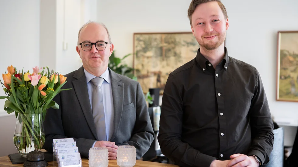Fredrik Blomberg och Victor Olsson.