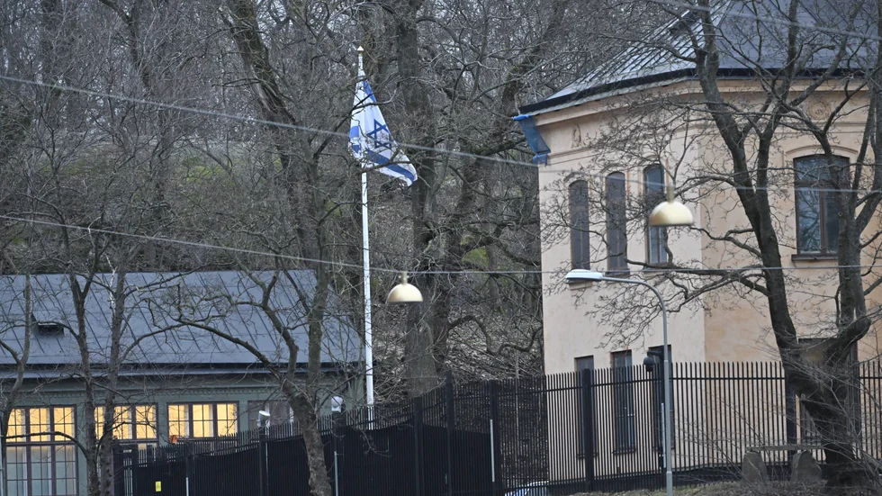 Israels ambassad i Stockholm. Arkivbild.