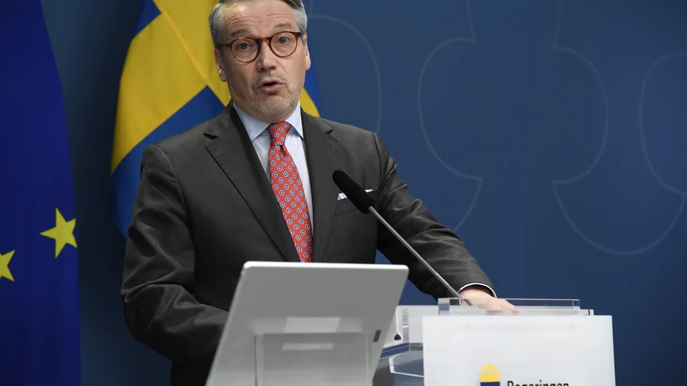 Göran Hägglund, ordförande i kommittén Långsiktiga villkor för ett hållfast och oberoende public service. 
Foto: Marko Säävälä / TT 