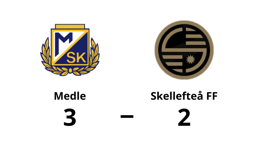 Medle SK vann mot Skellefteå FF